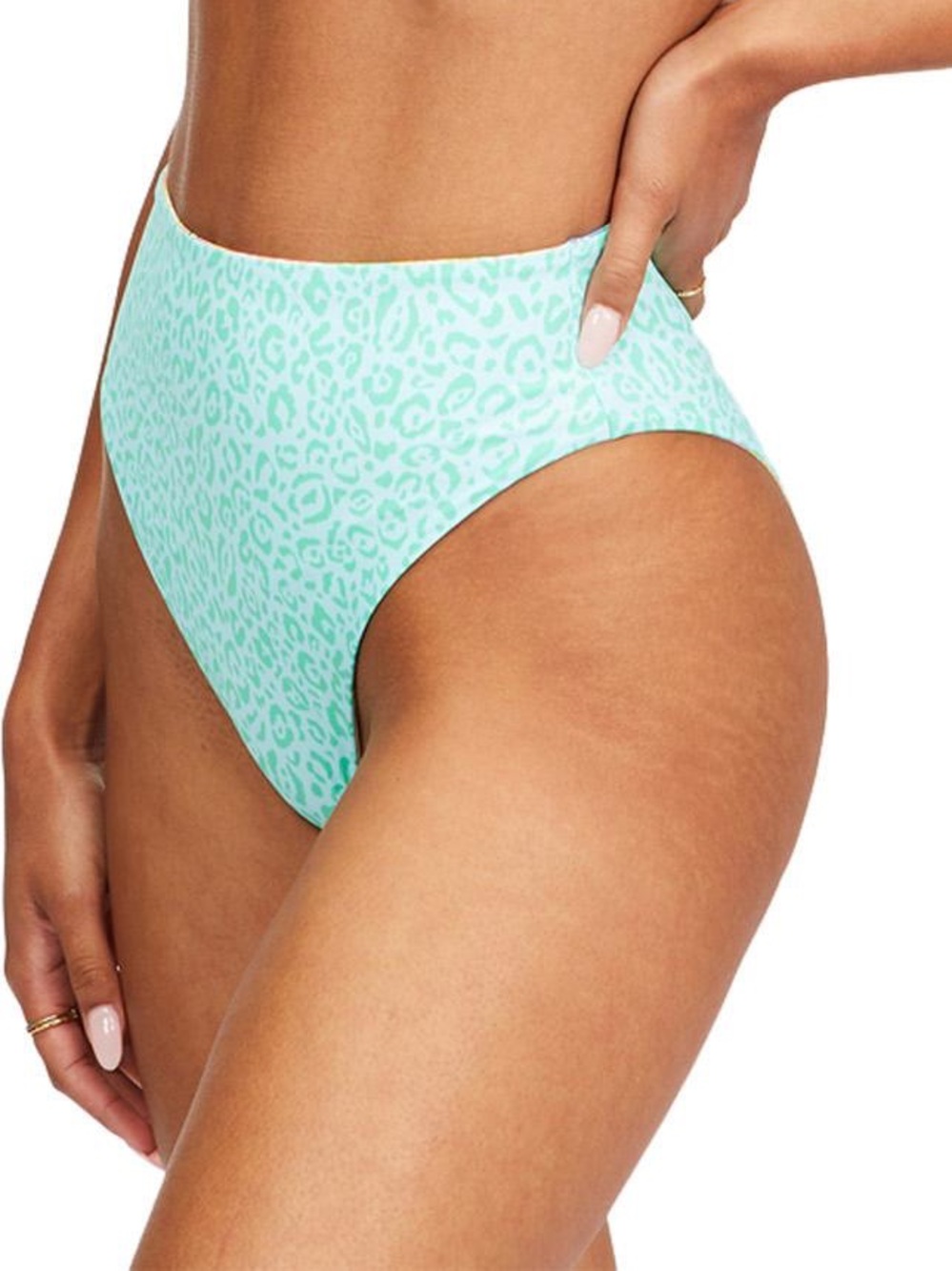 Billabong Sweet Tropics Rev Rise Bikini Bottom Size M high rise - Picture 2 of 13